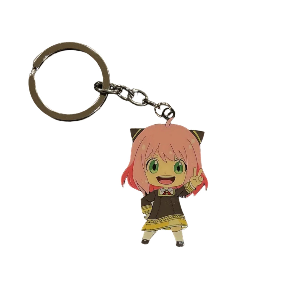 Chibi Anya Spy X Family Metal Keychain