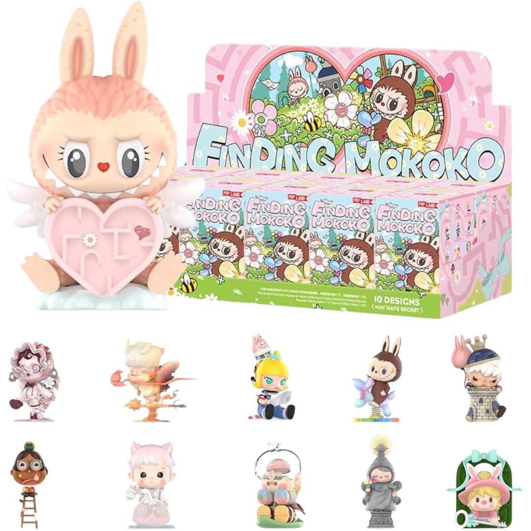 Pop Mart Blind Box - The Monsters Finding Mokoko Series (Original Box of 10 Different Models)