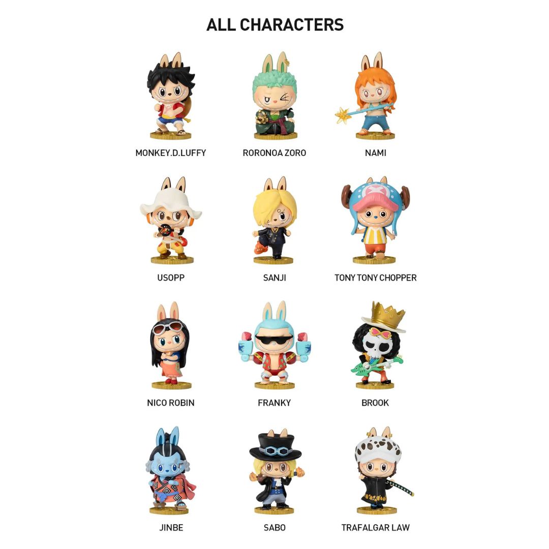 The Monsters x One Piece x POP MART Blind Box Series