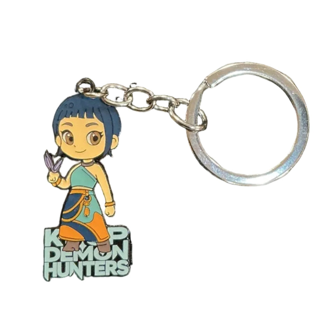 Zoey K-pop Demon Hunter Metal Keychain