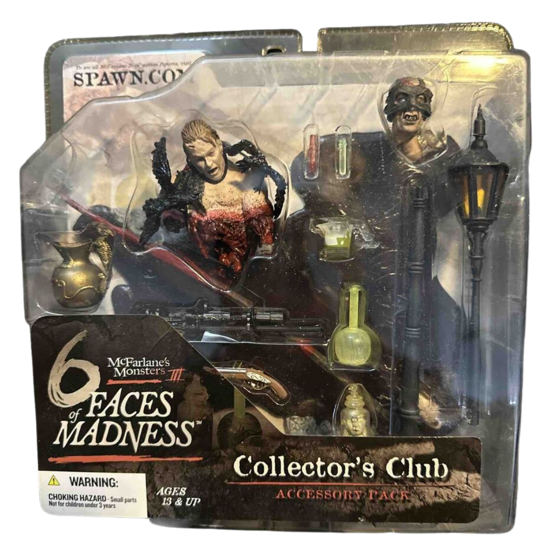 Spawn 6 Faces of Madness Collector's Club Accessory Pack McFarlane's Monsters III