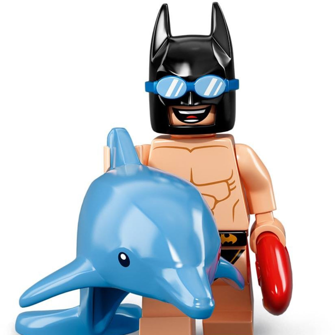 Swimsuit Batman with a Dolphin (The LEGO Batman Movie)