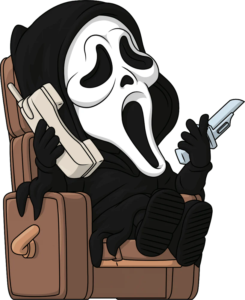 You Tooz Ghost Face Lounging (Scream) #0 Vinyl Figure
