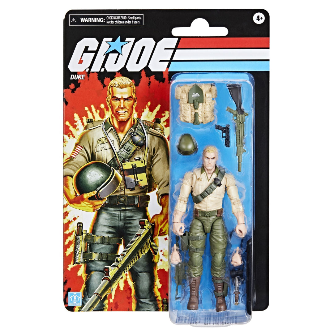 Hasbro Retro Cardback Duke(G.I. Joe Classified Series) Action Figure
