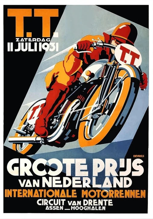 Grand Prix of the Netherlands Tin Poster (30x40cm)