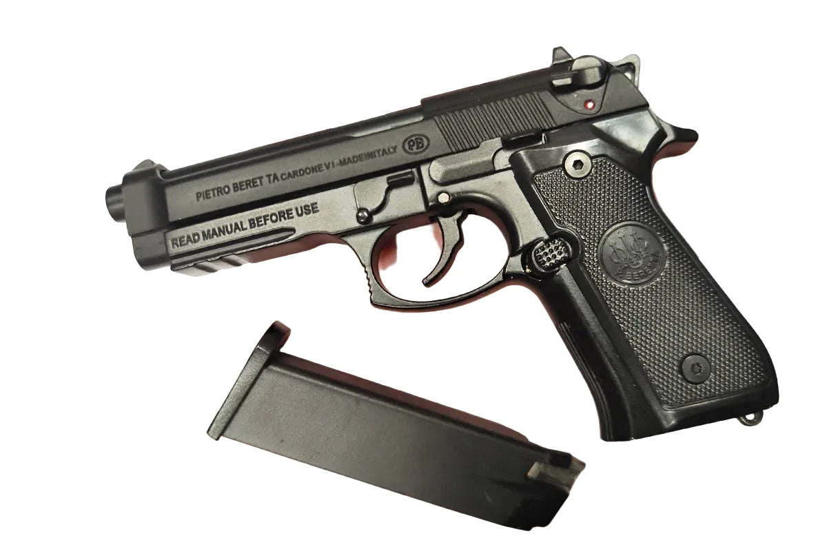Beretta 92F in Black Metallic Keychain Model