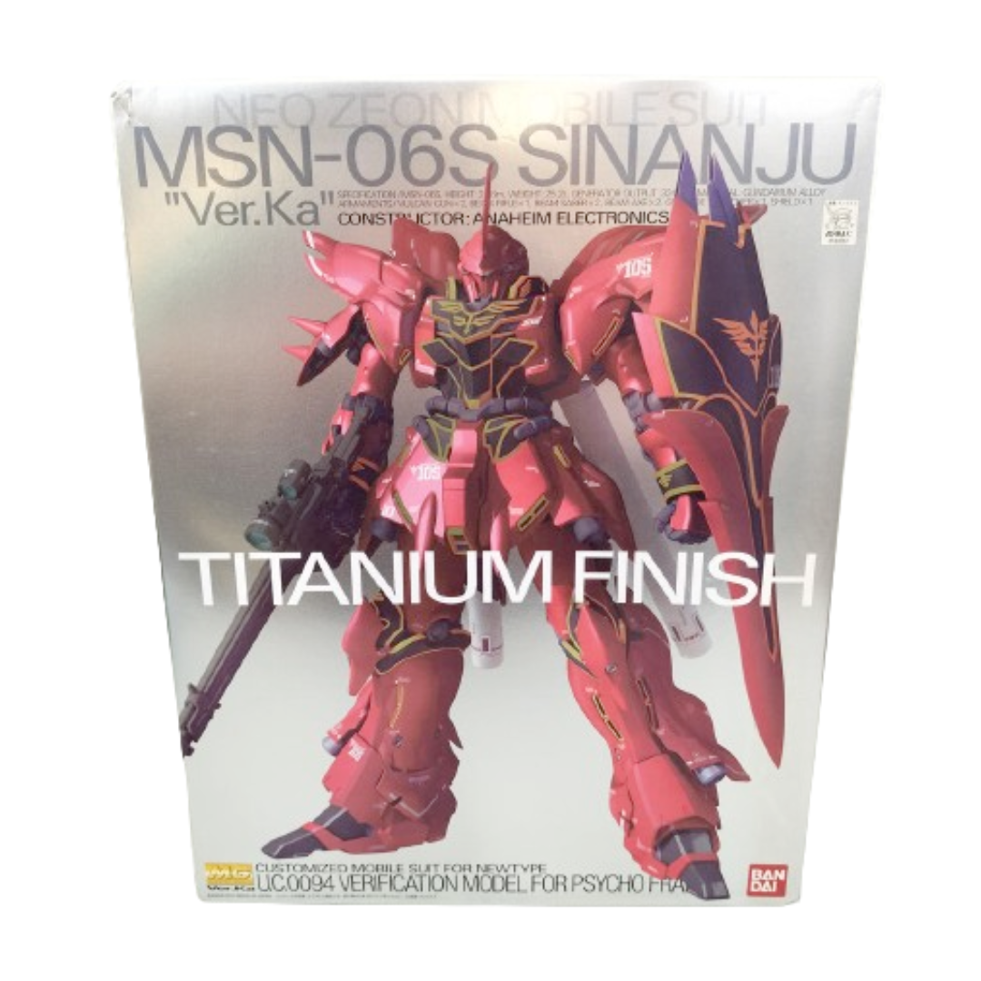 Bandai (Gundam) MG Sinanju VER. Katoki Titanium Finish Model No. MSN 06S Action Figure
