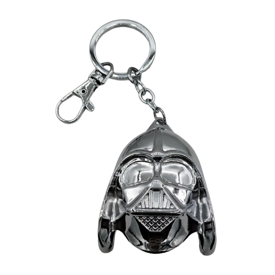 Star Wars Silver Darth Vader Keychain (Metal)