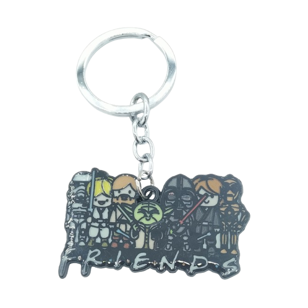 Star Wars F.R.I.E.N.D.S Keychain (Metal)