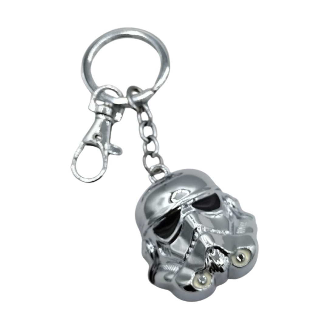 Star Wars Silver Stormtrooper Keychain (Metal)