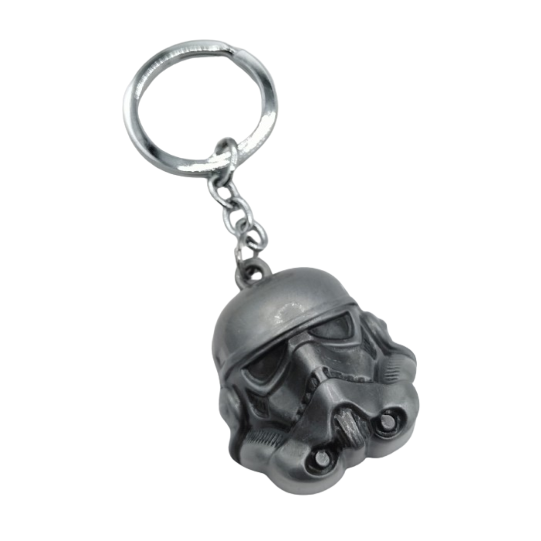 Star Wars Grey Stormtrooper Keychain (Metal)