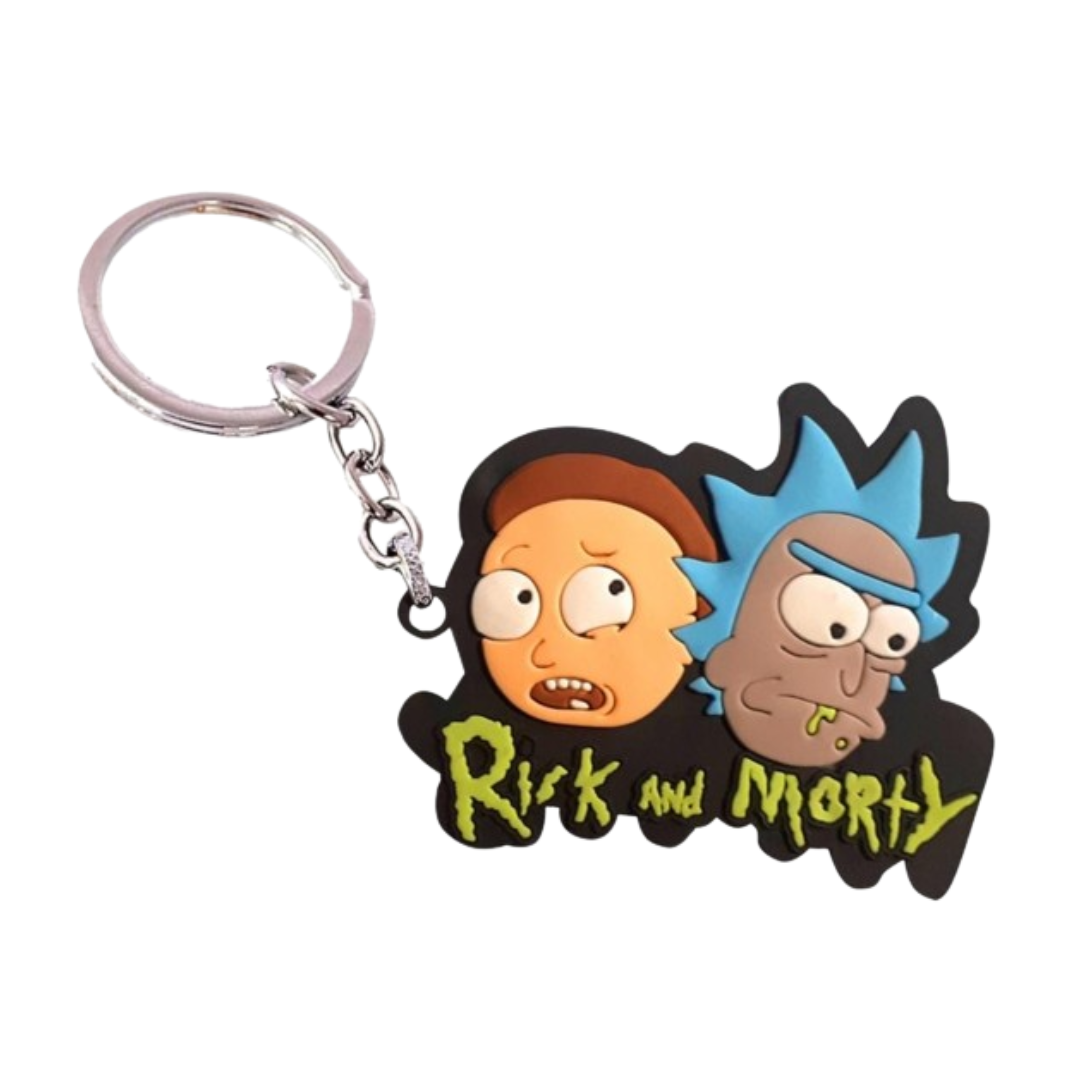 Rick And Morty Keychain (Rubber)