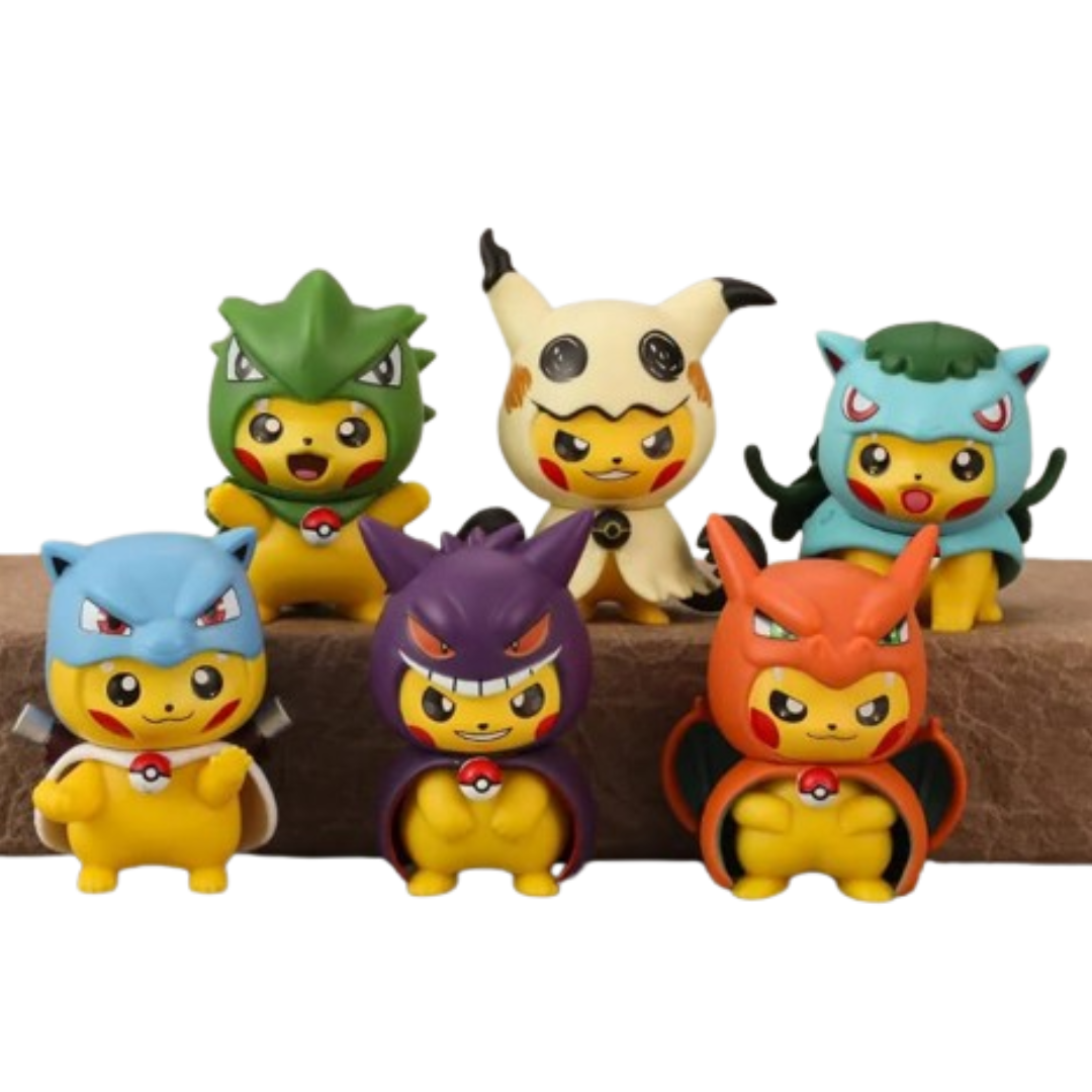 Mini Pickachu Pokemon Character Mini Figures