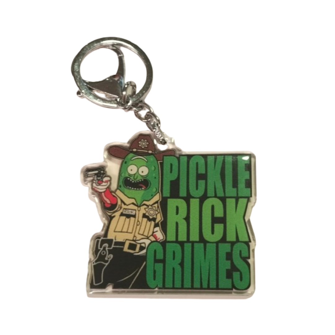 Pickle Rick Keychain (Acrylic)