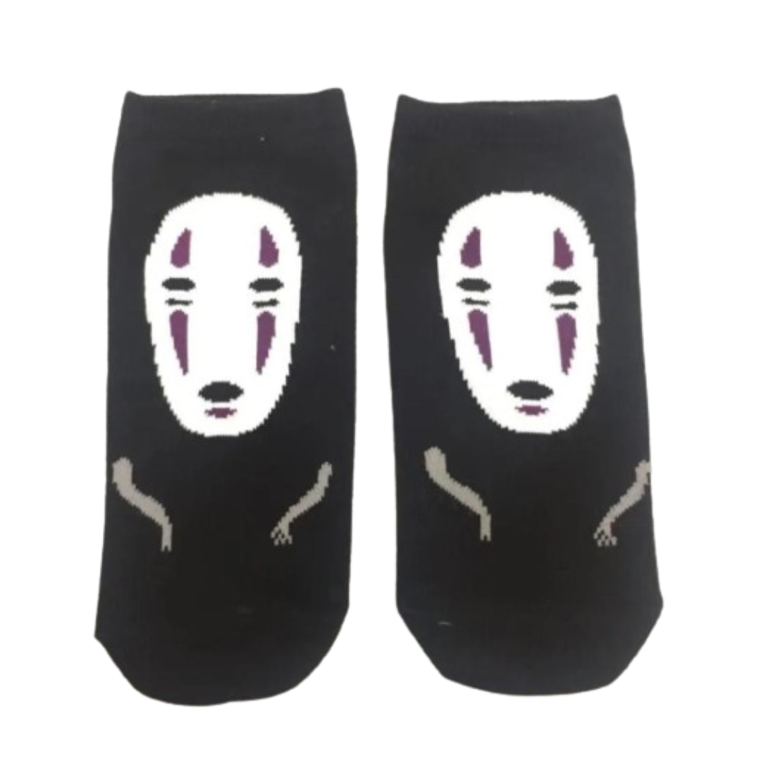 No Face (Spirited Away) Short Socks