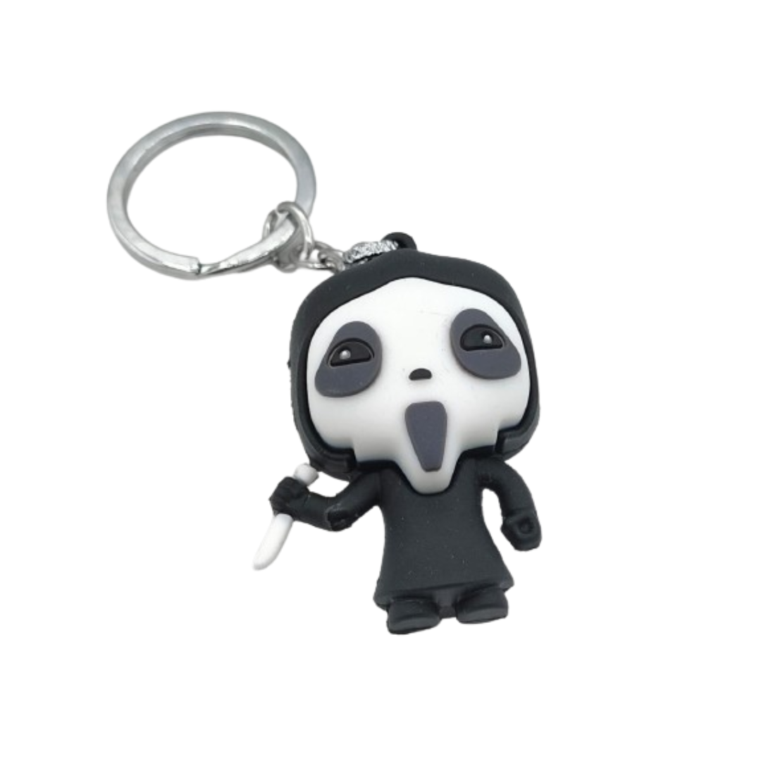 Ghostface Keychain (Rubber)