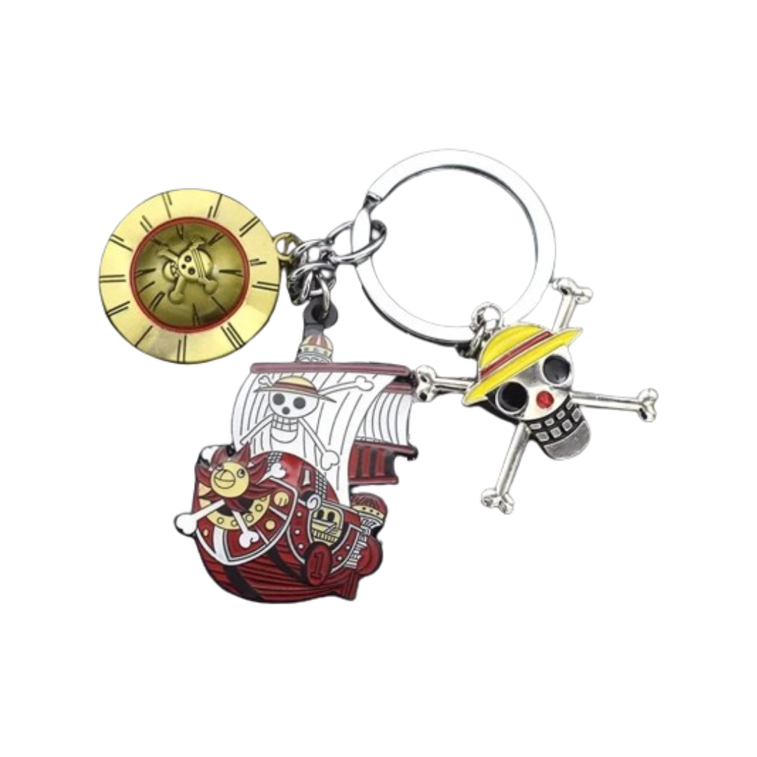 3 In 1 One Piece Keychain (Metal)
