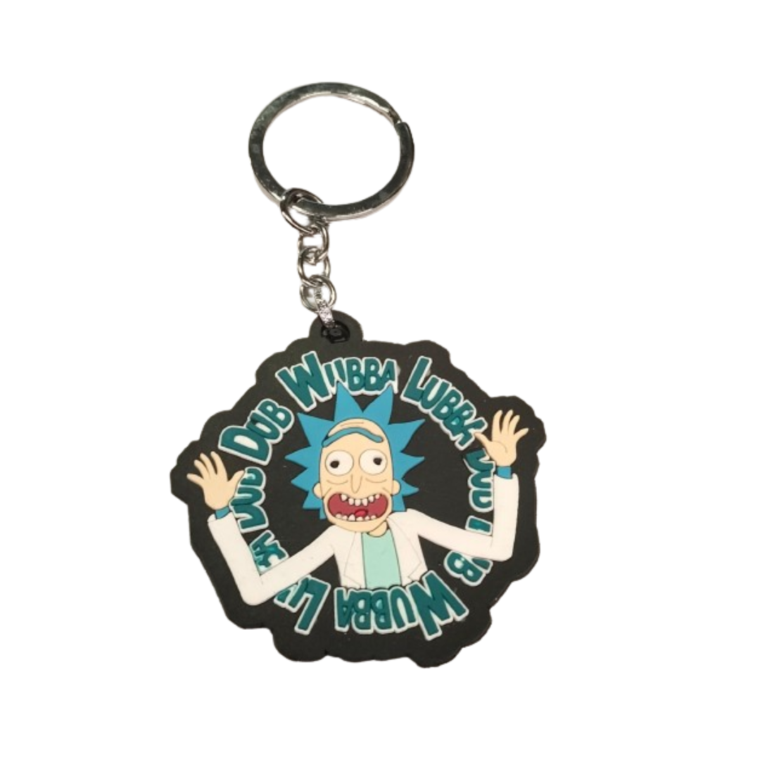 Rick Wubba Lubba Dub Dub Keychain (Rubber)