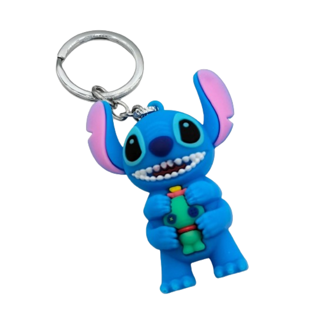 Stitch Keychain (Rubber)