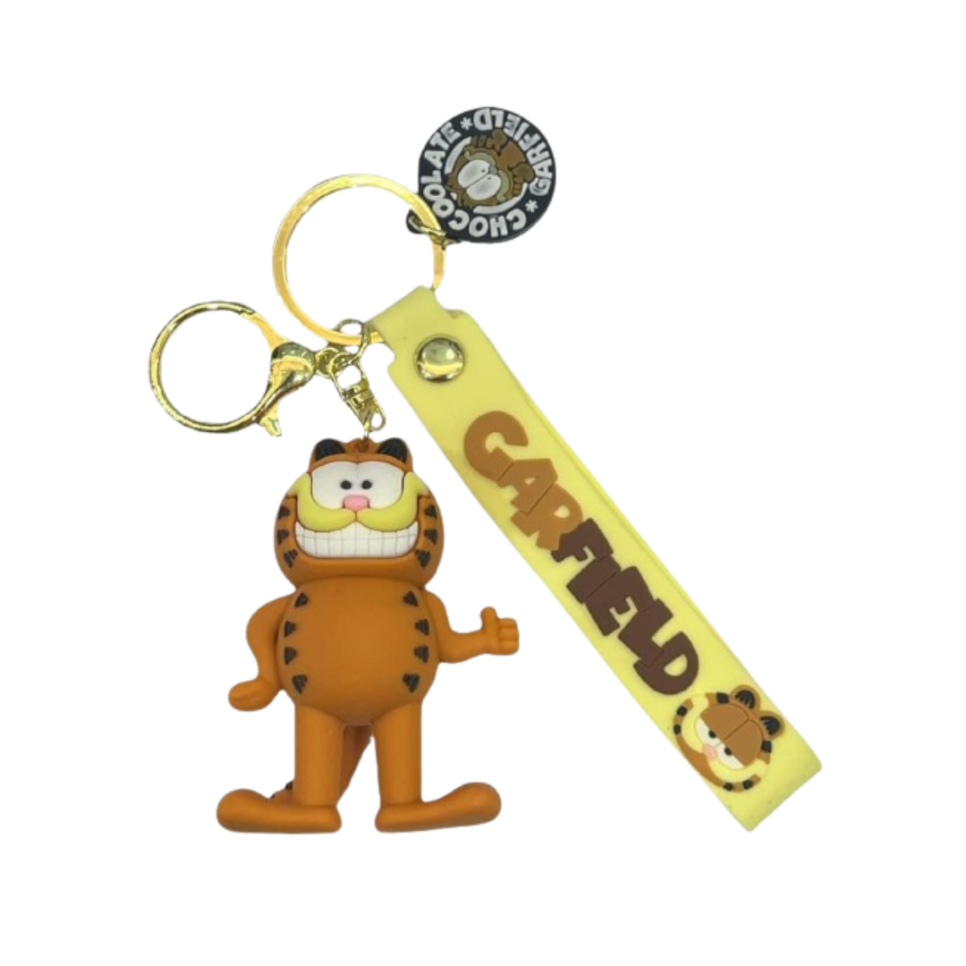 Garfield Keychain (Rubber)