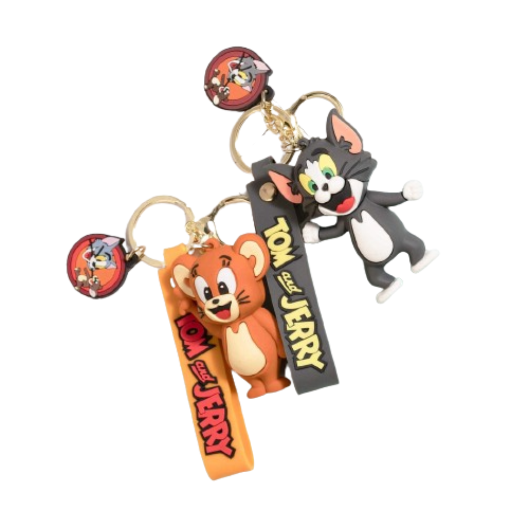 Tom & Jerry Keychains (Rubber)
