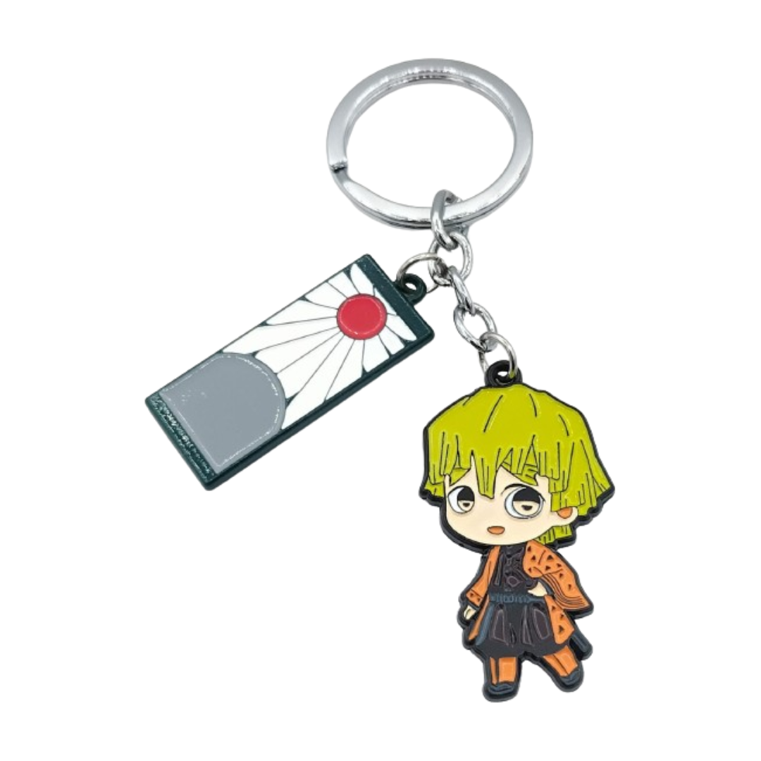 2 In 1 Zenitsu Keychain (Metal)