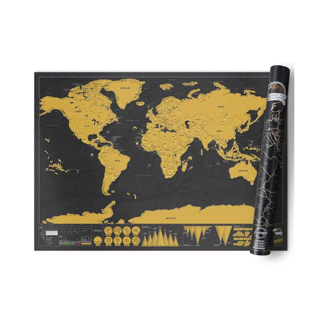 Scratch Map Deluxe Edition