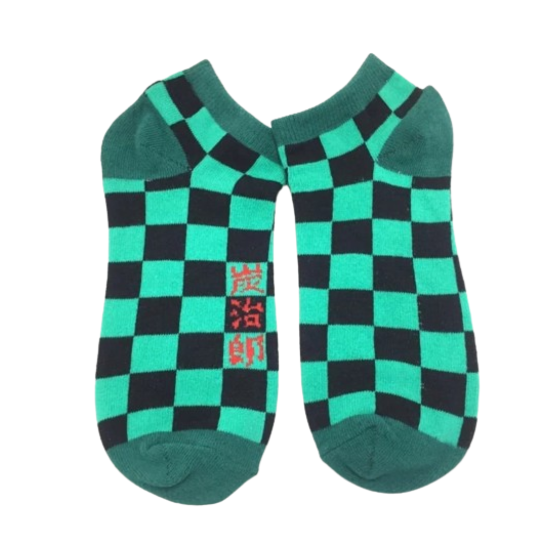 Tanjiro Pattern (Short Socks)