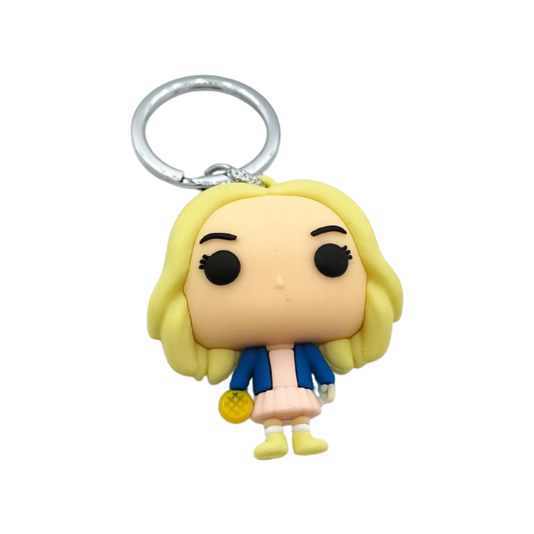 Eleven With Wig Keychain (Rubber)