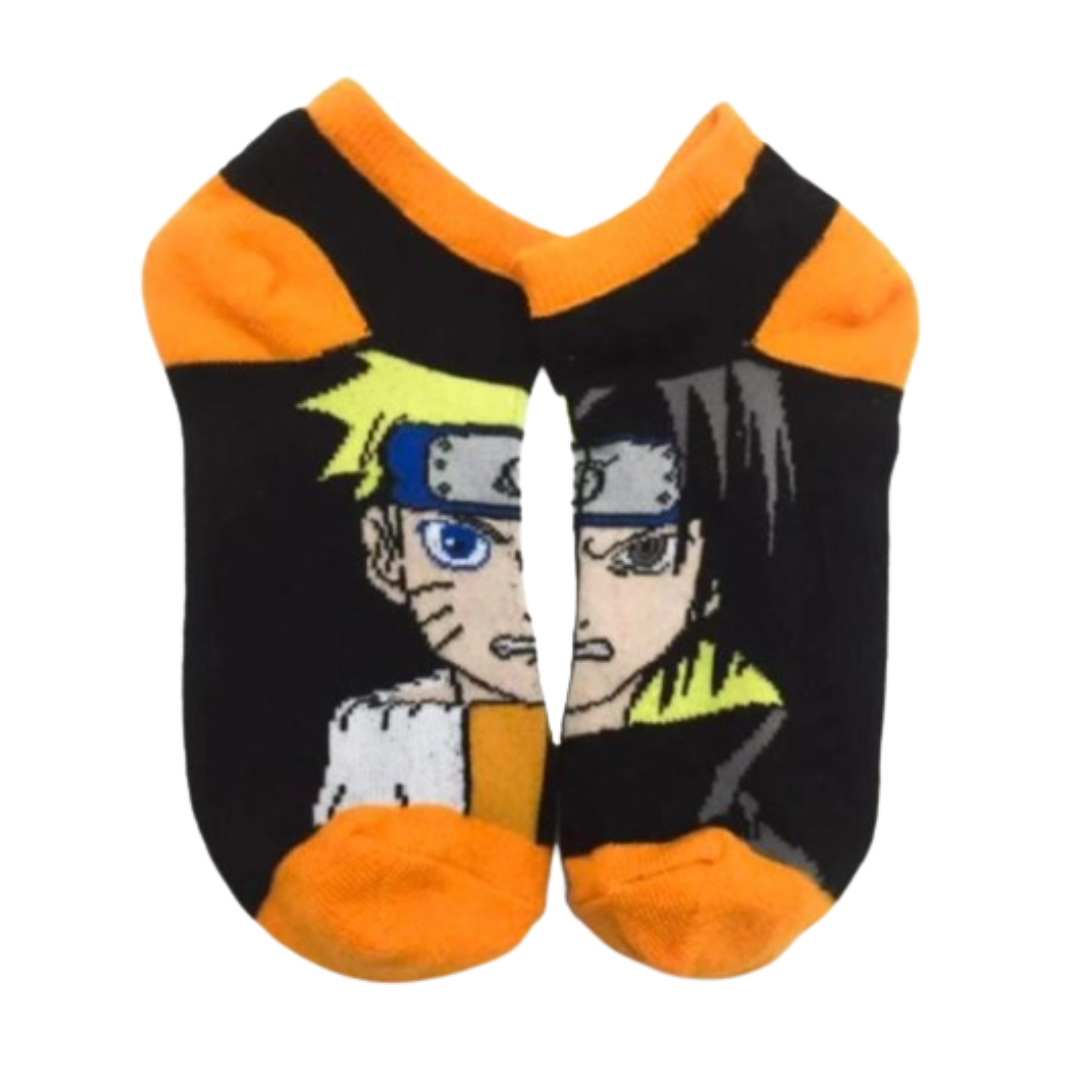 Half Naruto Half Sasuke (Short Socks)