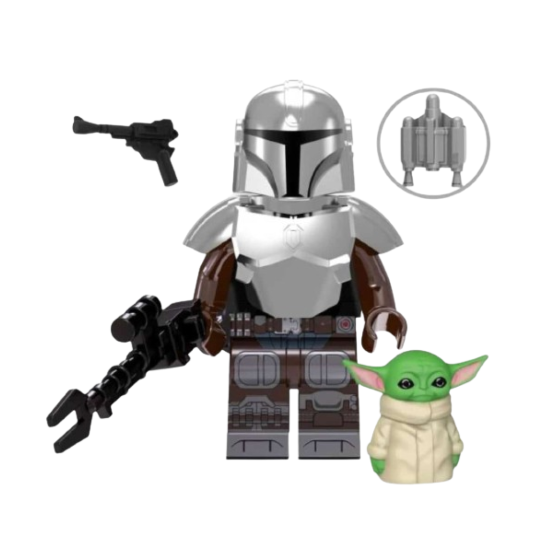 Mandalorian With Grogu (Star Wars)