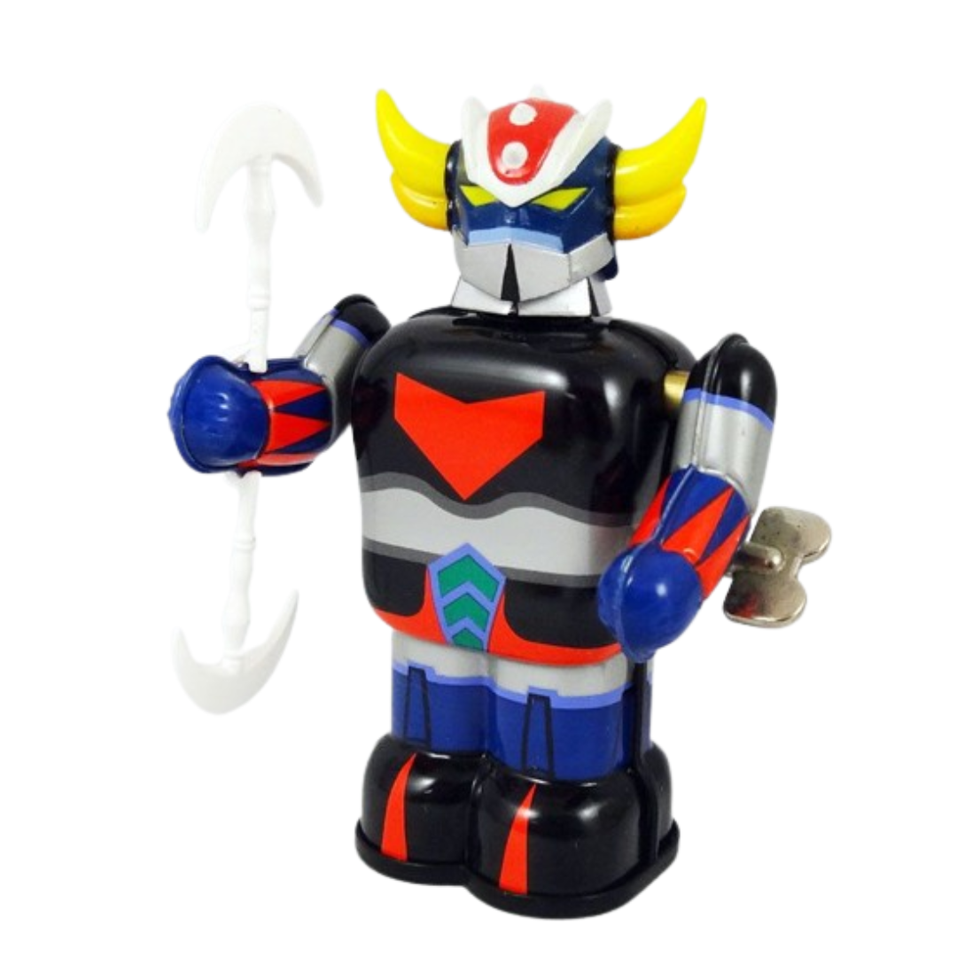 UFO Robo Grendizer - Mechanical Tin Toy - Banpresto (UNBOXED) (IN GLASS CASE)