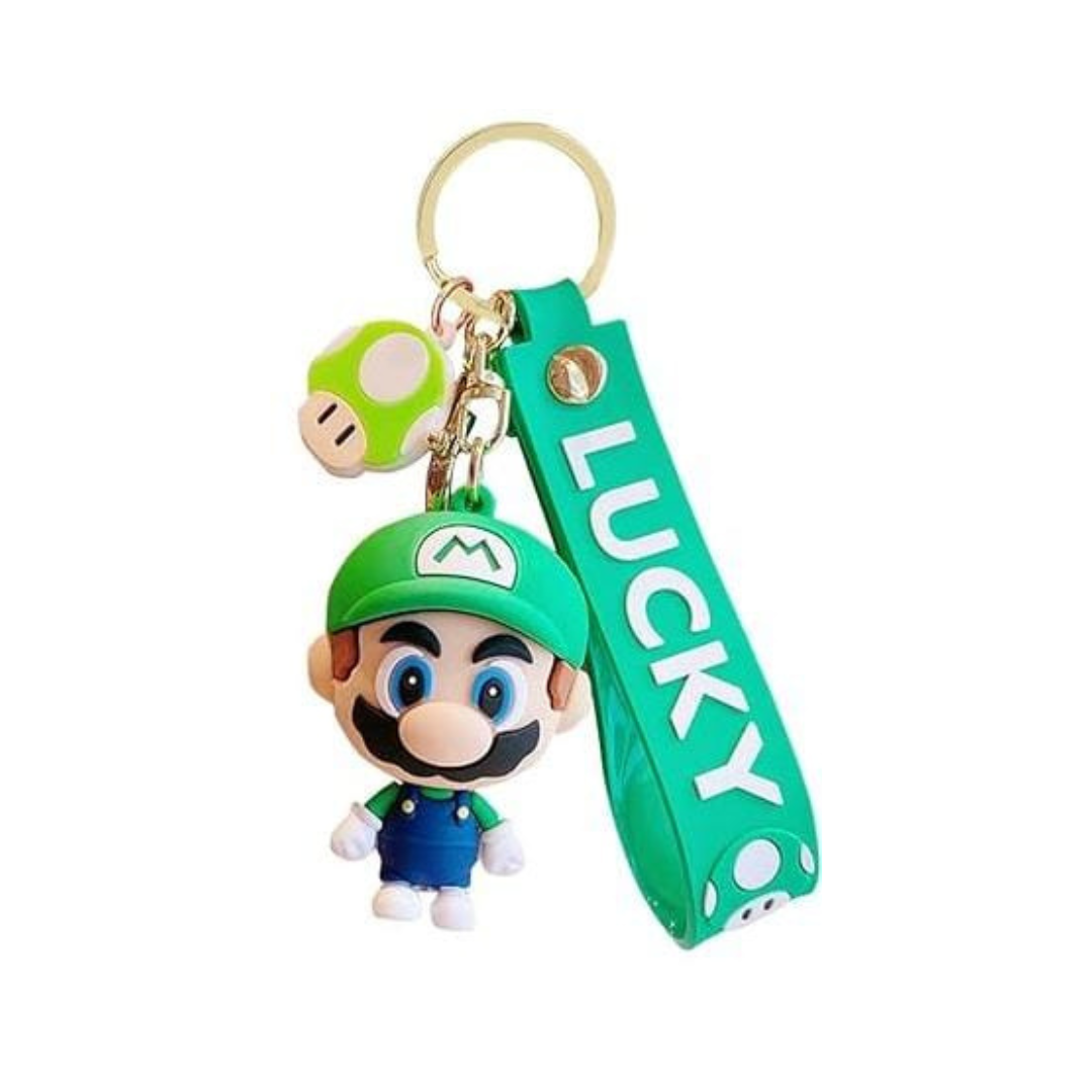 Mario And Luigi Keychains (Rubber)