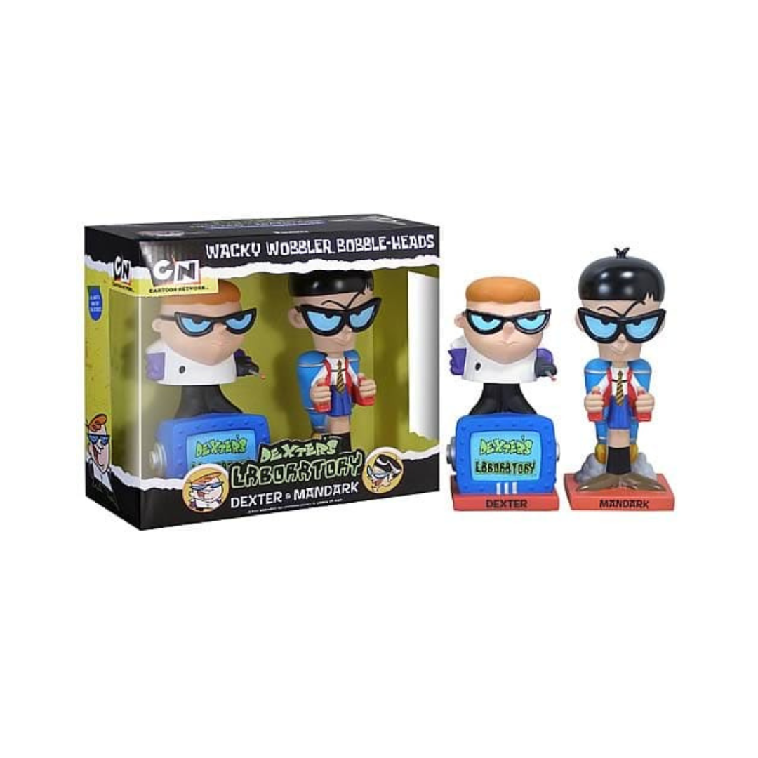 Dexter & Mandark (Dexters Laboratory) Mini Wacky Wobbler