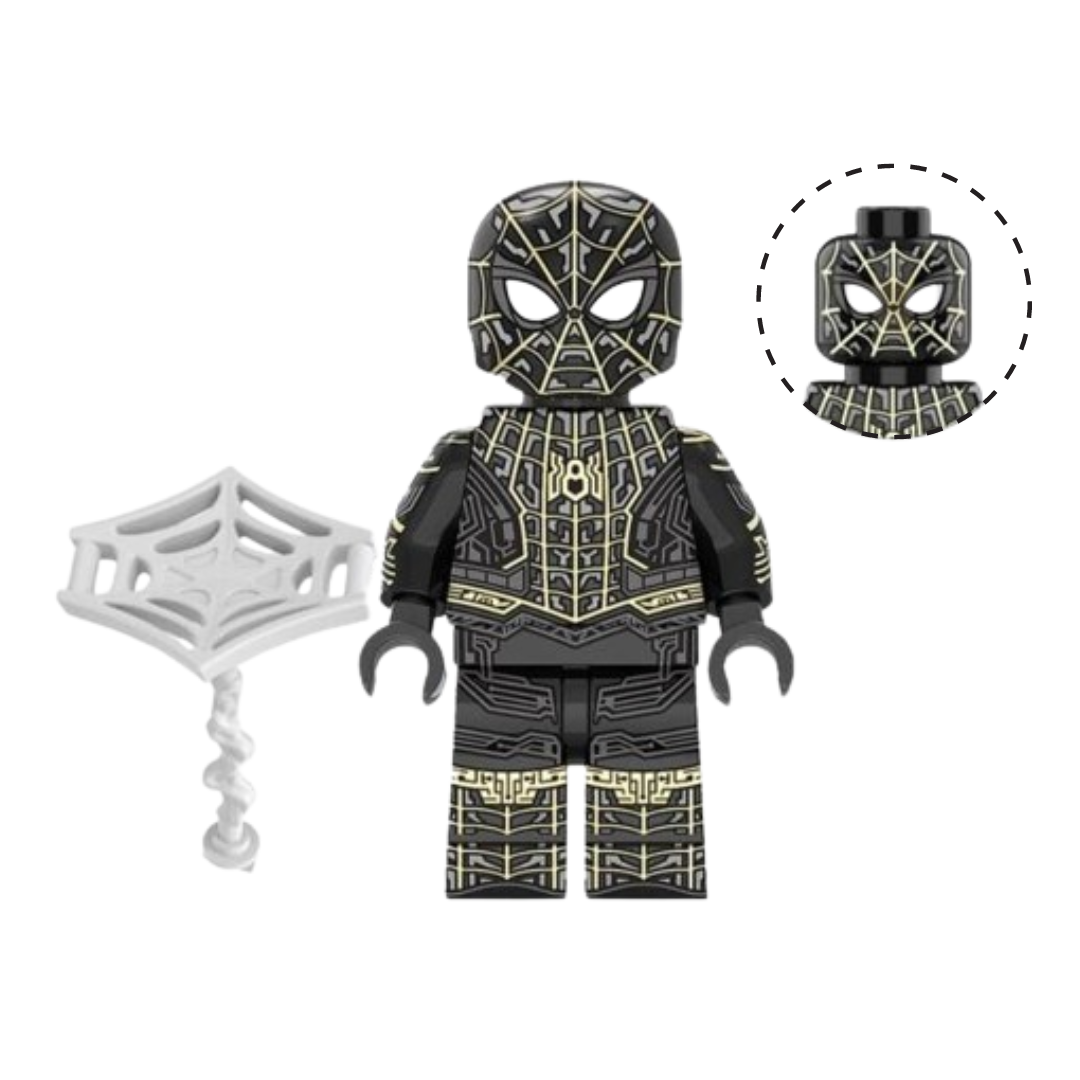 Spiderman Black And Gold Suit (Spiderman: No Way Home)