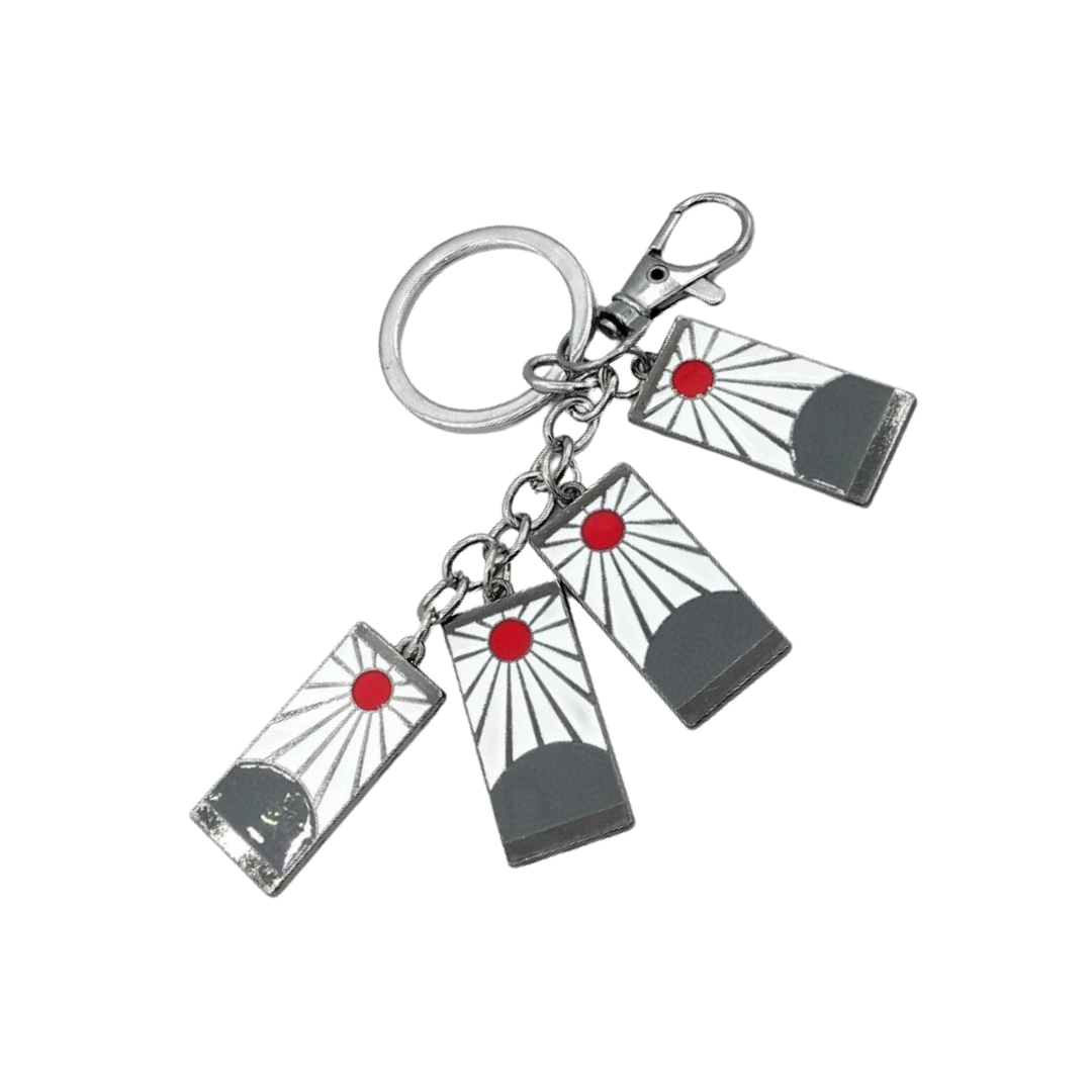 4 In 1 Tanjiro Earring Keychain (Metal)