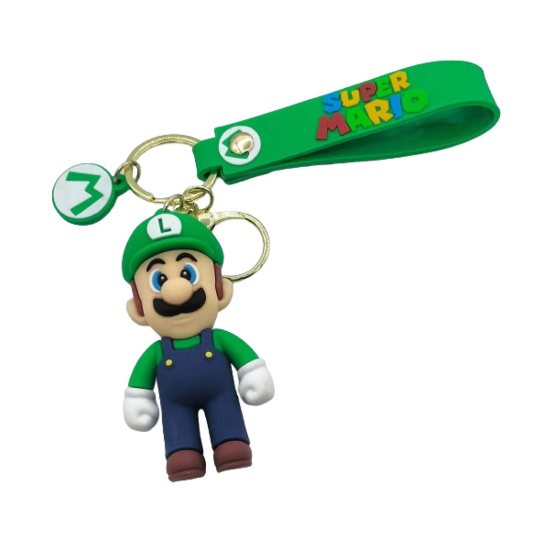 Luigi Keychain (Rubber)