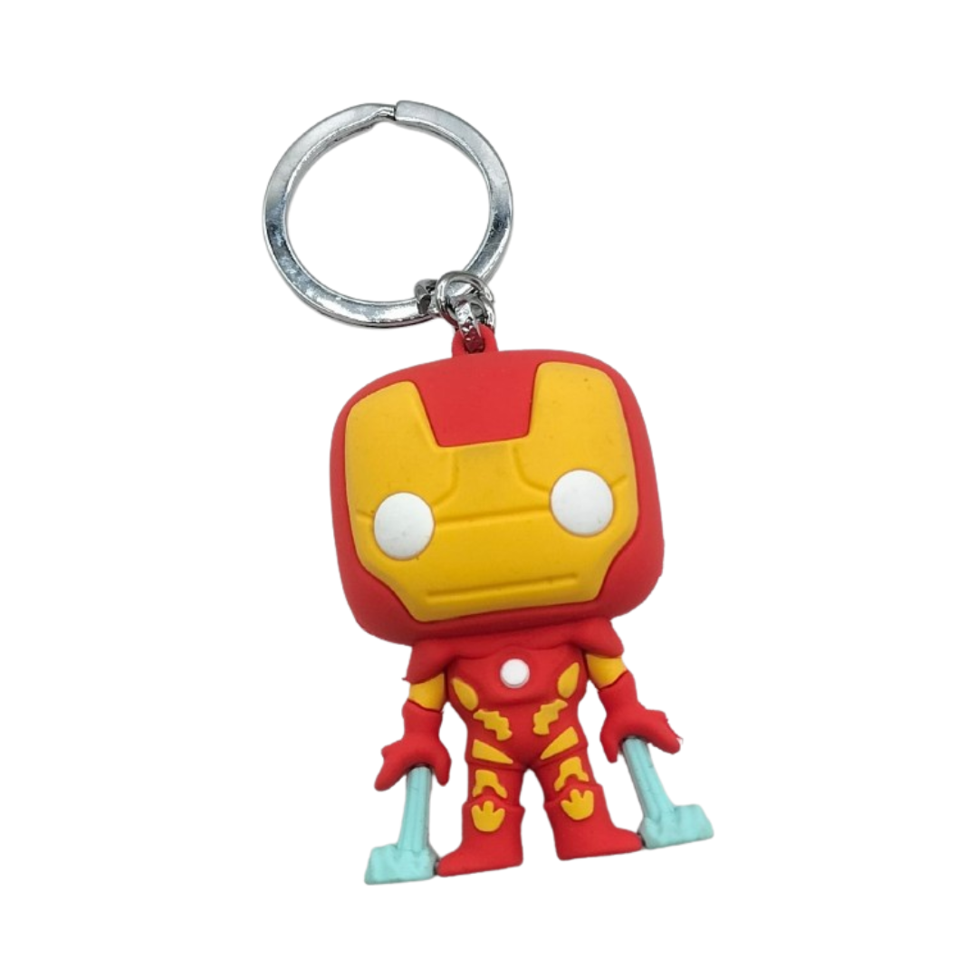 Iron Man Keychain (Rubber)