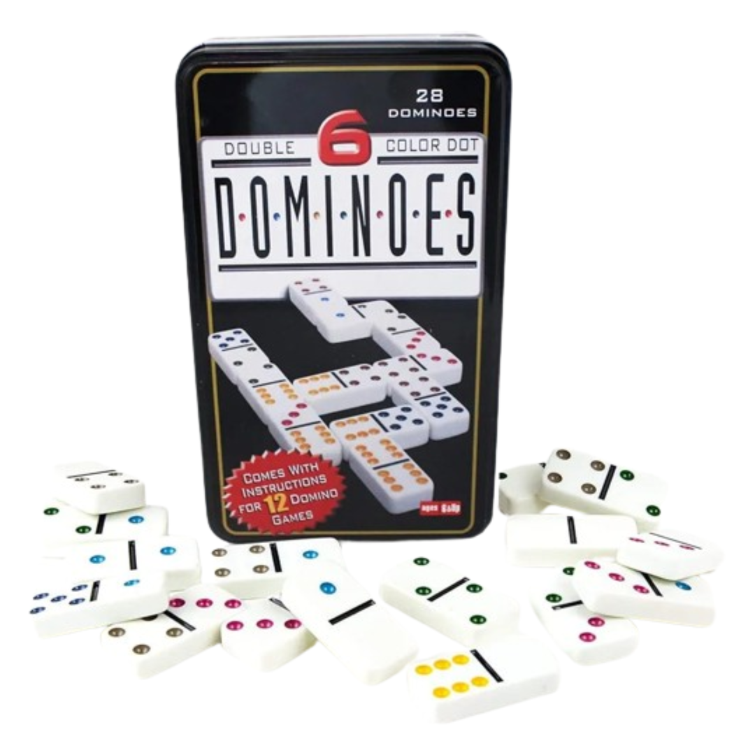 Double 6 Color Dominoes