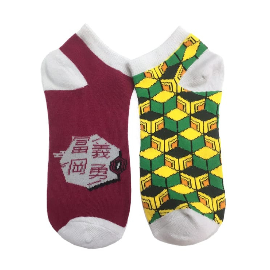 Giyu Pattern (Demon Slayer) Short Socks