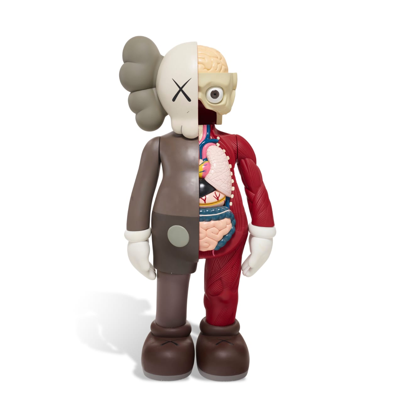 KAWS Dissected Companion Vinyl Figure Beige (Small)
