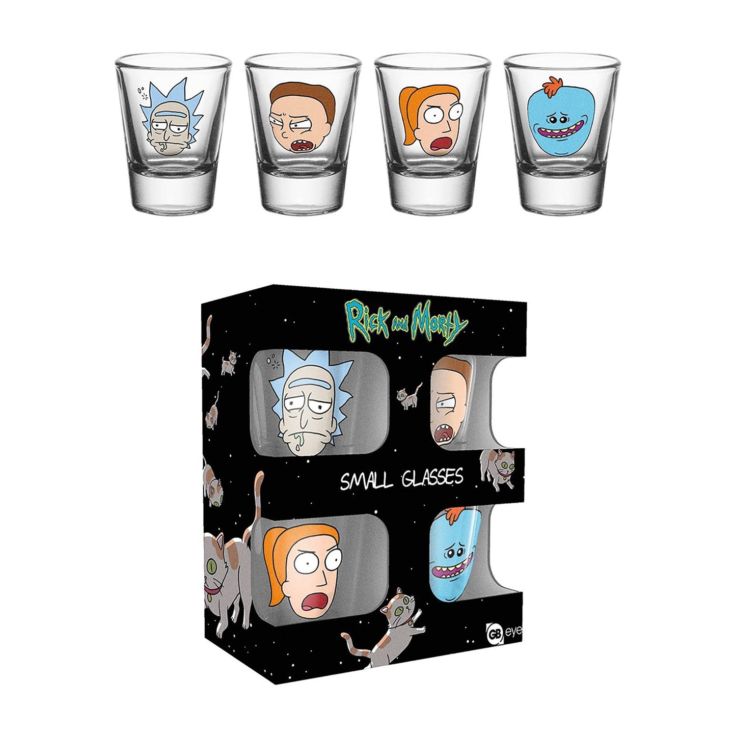 Rick And Morty Shot Glasses