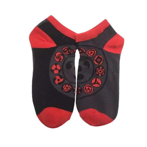 Naruto Sharingan (Short Socks)