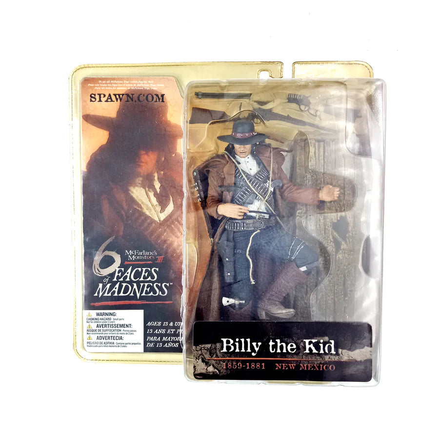 Spawn 6 Faces of Madness Billy The Kid 1859-1881 New Mexico McFarlane's Monsters III