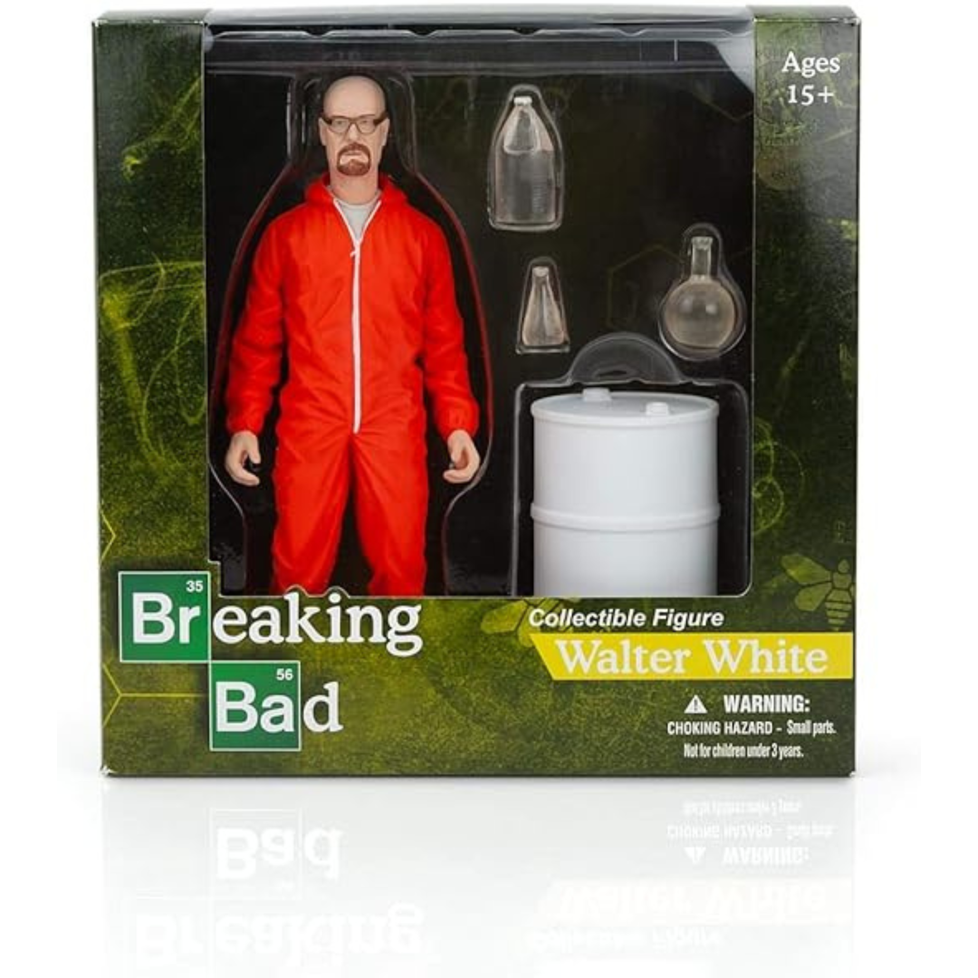 MEZCO TOYZ - (Breaking Bad) Walter White In Orange Hazmat Suit Figure