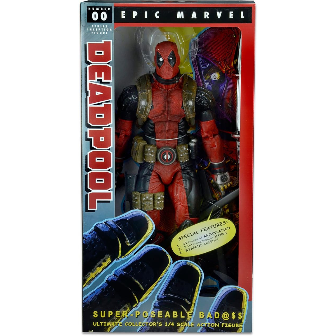NECA - Deadpool Ultimate Collector's 1/4 Scale Epic Marvel Action Figure