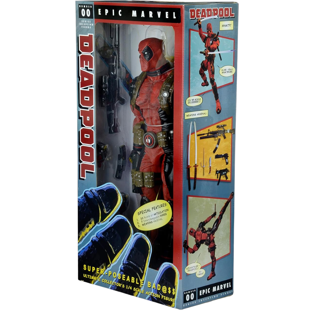 NECA - Deadpool Ultimate Collector's 1/4 Scale Epic Marvel Action Figure
