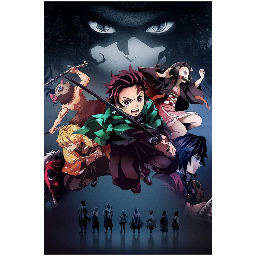 Demon Slayer Season 1 Tin Poster (30x20cm)