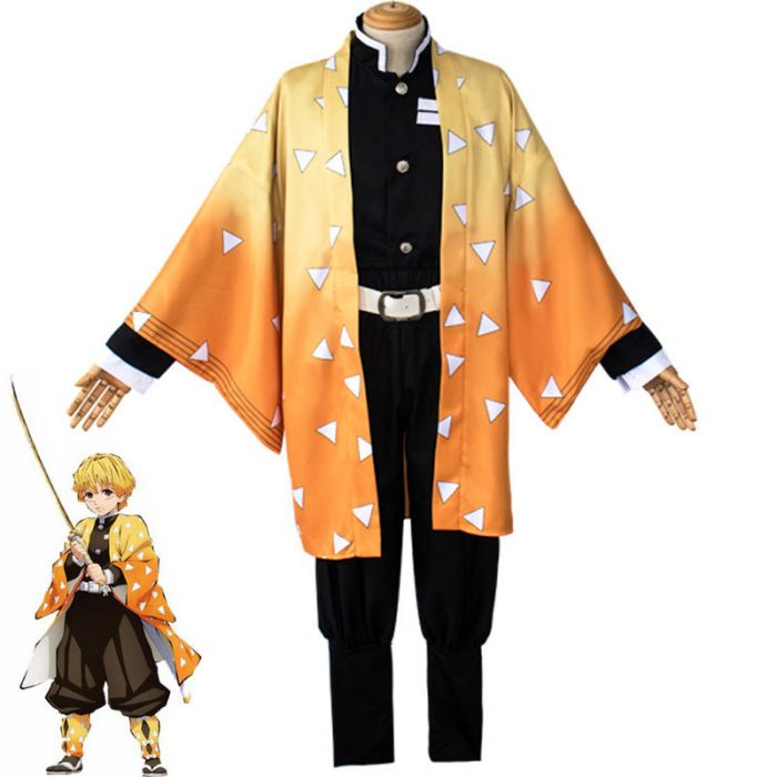 Zenitsu (Demon Slayer) Cosplay Costume