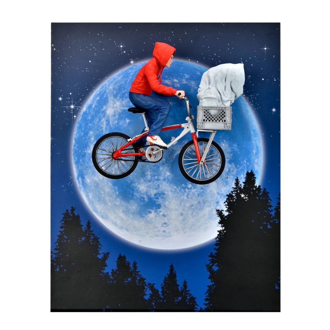 NECA - Elliott & E.T. on Bicycle (E.T. The Extra-Terrestrial) 40th Anniversary Action Figure